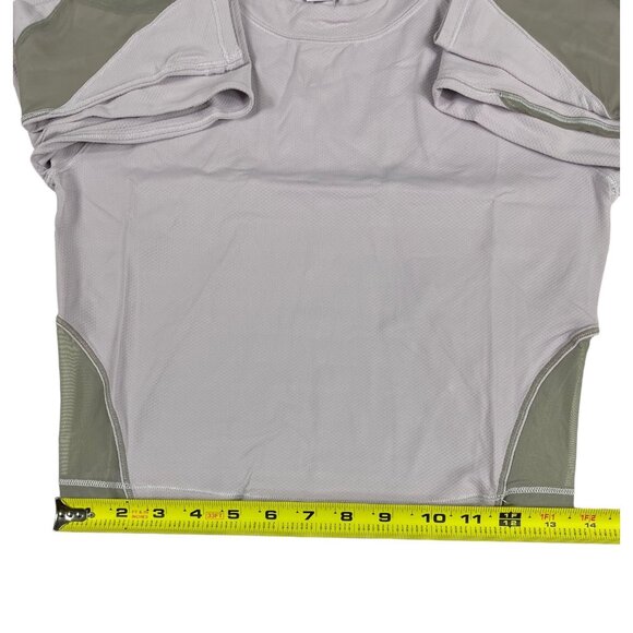 Athleta Ignite Top Shasta Purple/Bluff Gray Cropped Size Medium - Picture 9 of 15